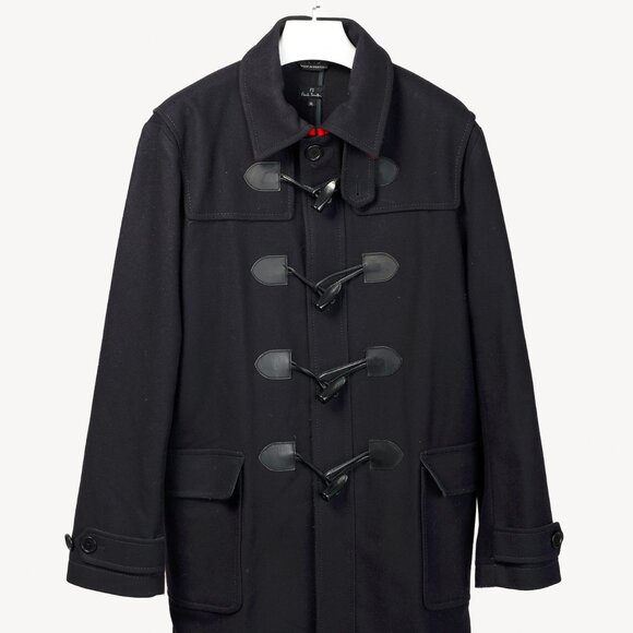 PS Paul Smith AW/11 Navy Wool Toggle Overcoat - Picture 1 of 13